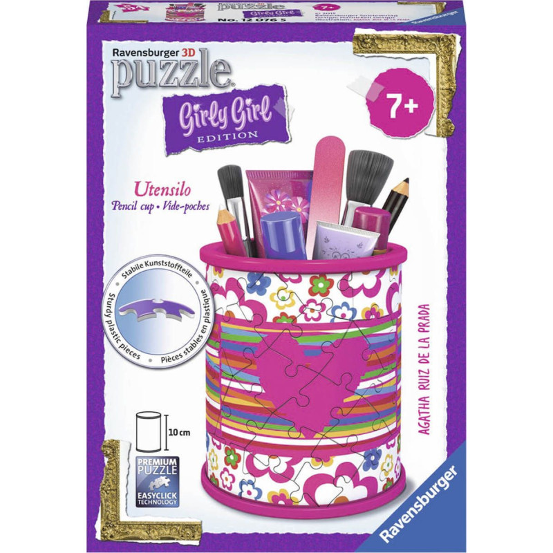 Ravensburger 3D Puzzle: Pencil Cup Agatha Prada - Girly Girl Edition (54 pcs) (80181)