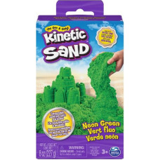 Spin Master Kinetic Sand - Neon Green Basic Sand 8oz box (20138720)