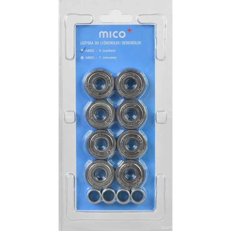 Outrace MICO ABEC-5 carbon bearings /8pcs/