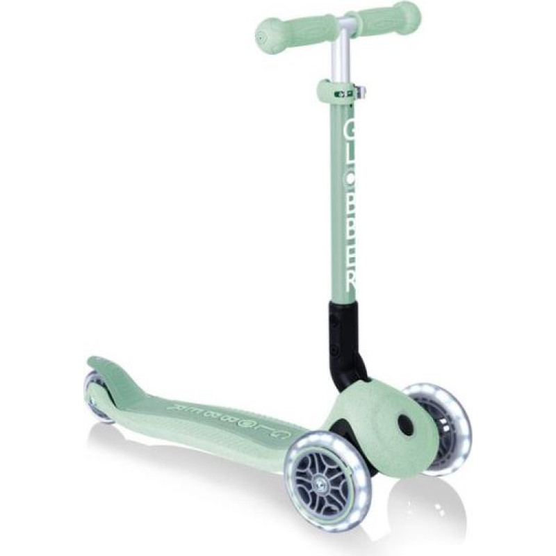 Globber 3-wheel scooter Globber Foldable Lights ECOlogic Pistachio Jr 692-505