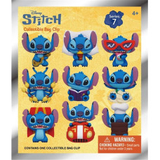 Monogram International Monogram Disney: Stitch  (Blind Bag/Random) 3D Foam Bag Clips Figures