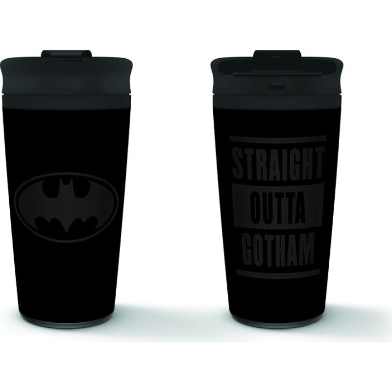 Pyramid International Pyramid DC: Batman - Straight Outta Gotham Metal Travel Mug (MTM25343)