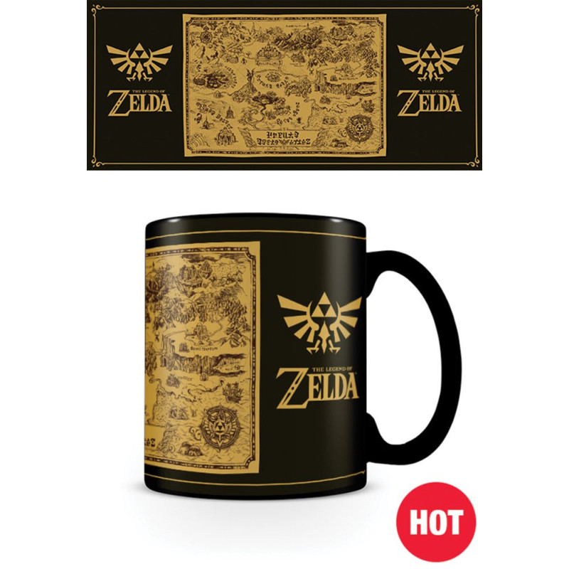 Pyramid International Pyramid Nintendo: The Legend Of Zelda: Map Silhouette - Heat Change Mug (SCMG24878)