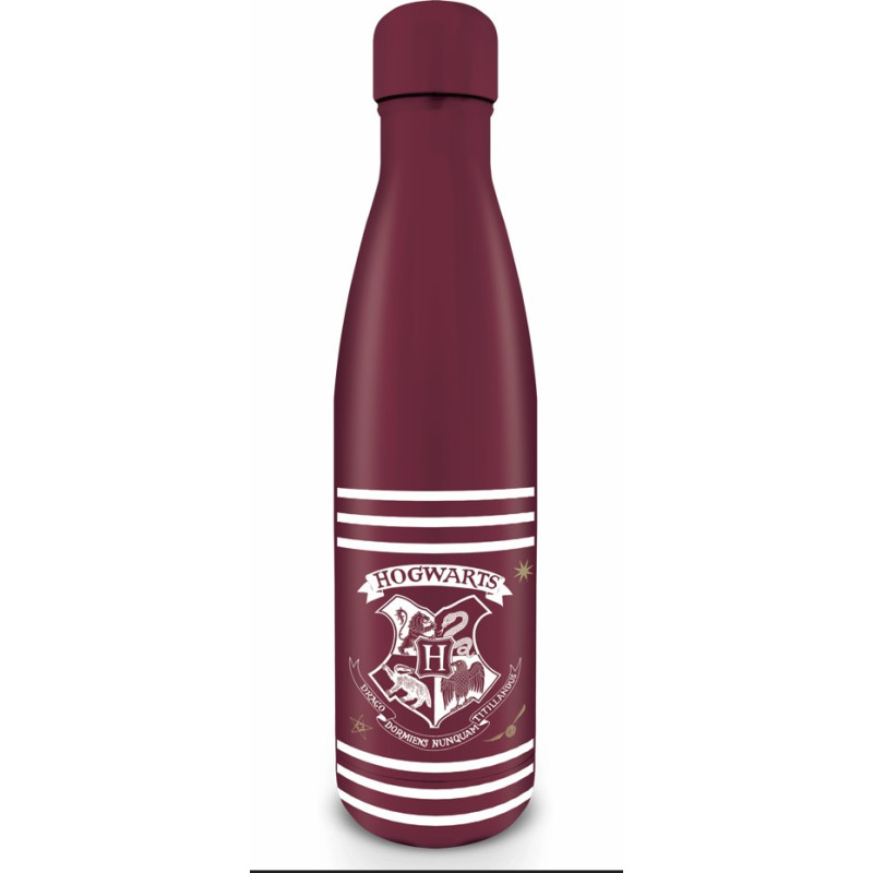 Pyramid International Pyramid Harry Potter - Crest  Stripes Metal Drinks Bottle (550ml) (MDB25453)