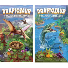 Nasza Księgarnia Gra draftozaur: pterodaktyle, plezjozaury - dodatek