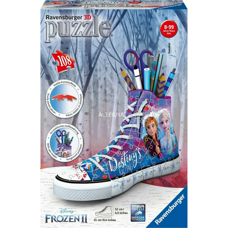 Ravensburger 3D Puzzle: Sneaker Frozen ΙΙ (108 pcs) (12121)