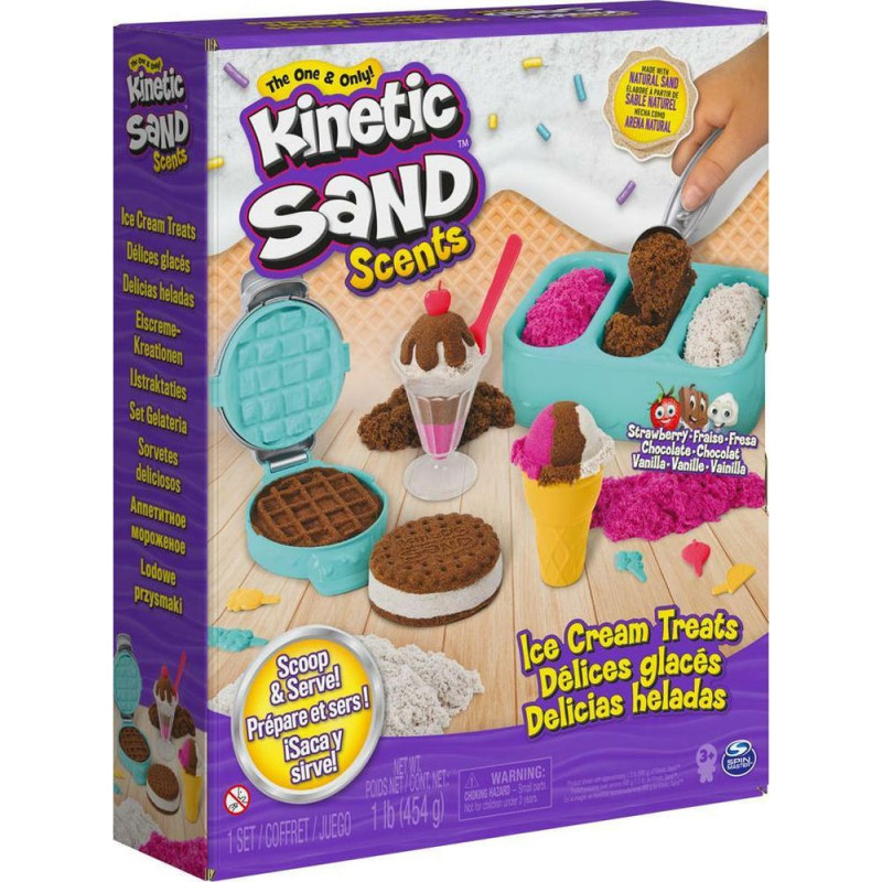 Spin Master Kinetic Sand Scents: Ice Cream Treats Playset (6059742)