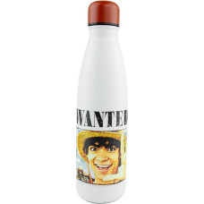 Fame Bros Cinereplicas Animation: One Piece - Wanted Luffy Stainless Water Bottle (CR4092)