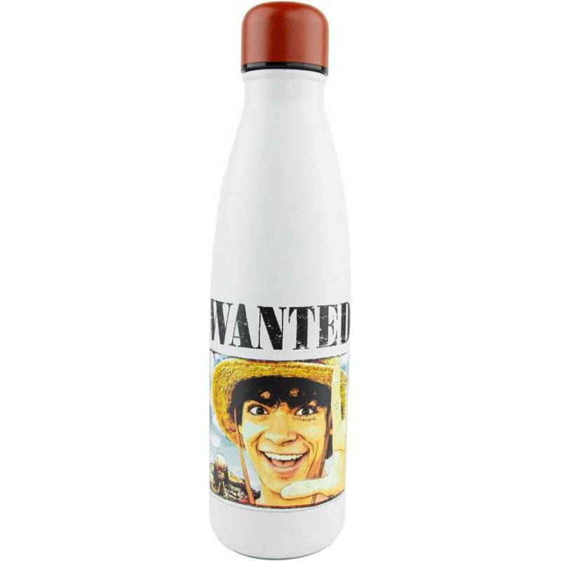 Fame Bros Cinereplicas Animation: One Piece - Wanted Luffy Stainless Water Bottle (CR4092)