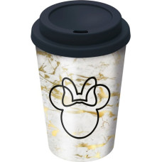 Stor Disney: Minnie Mouse Small Plastic Double-Walled Coffee Tumbler (390ml) (01048)