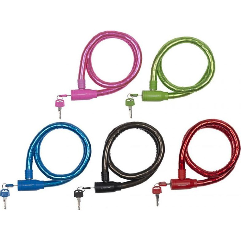 Dunlop Bicycle lock Dunlop cable lock D18mm 80 cm ST 5ass 63749