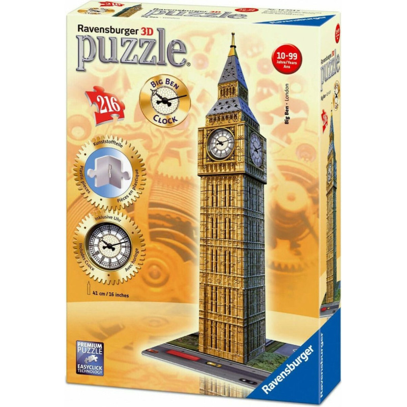 Ravensburger 3D Puzzle: The Big Ben (216pcs) (12586)