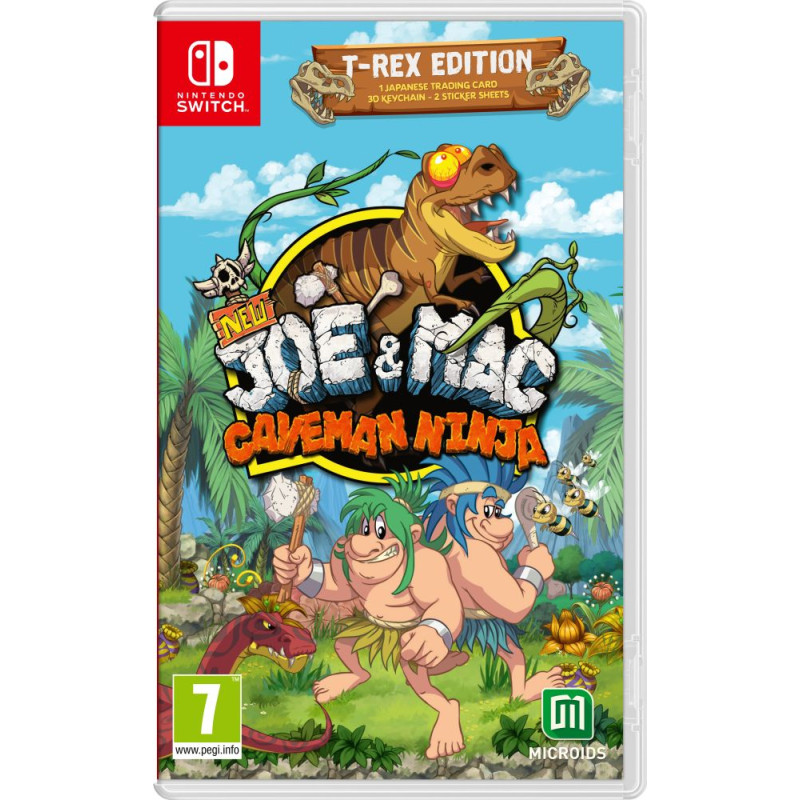 Microids France NSW New Joe  Mac - Caveman Ninja T- Rex Edition