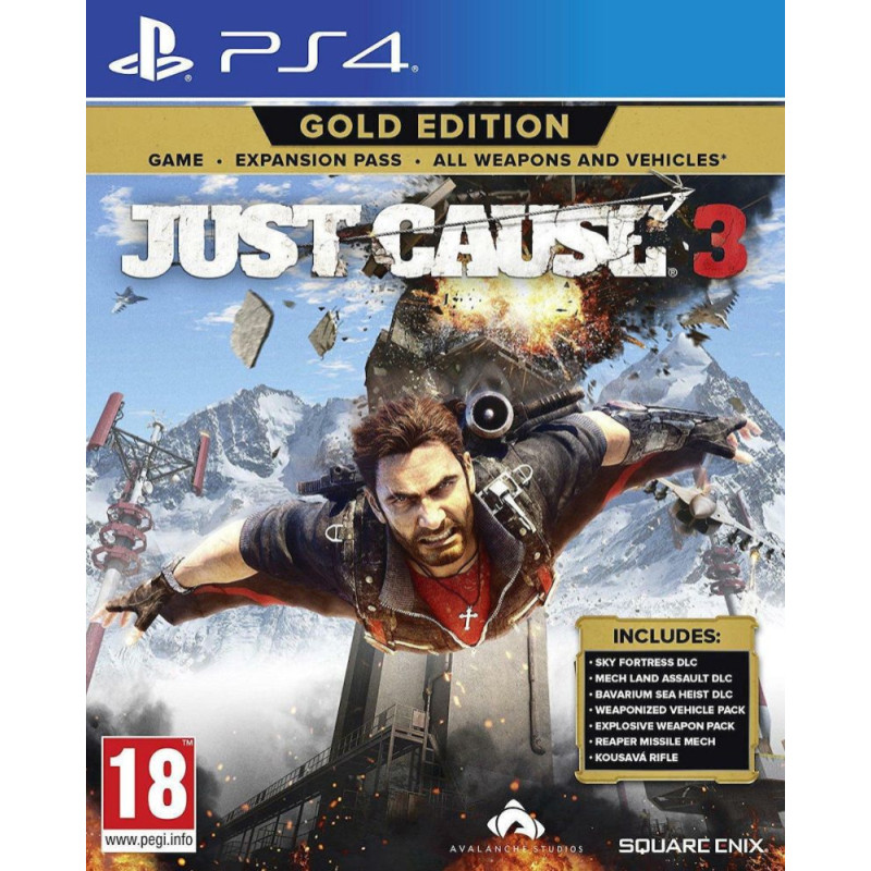 Square Enix PS4 JUST CAUSE 3 - GOLD EDITION