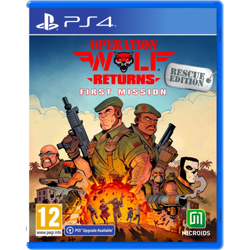 Microids France PS4 Operation Wolf Returns : First Mission - Rescue Edition