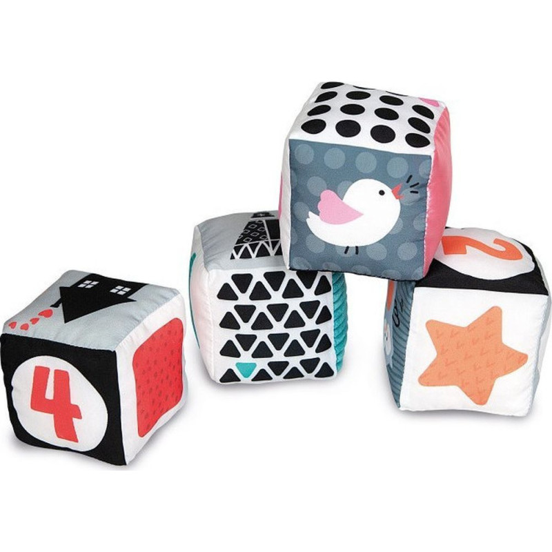 Clementoni AS Baby Clementoni Baby Blocks (Black  White Cubes) (1000-17321)