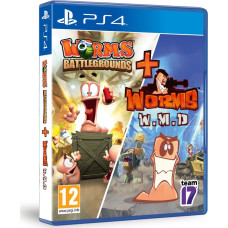 Team 17 PS4 Worms Battlegrounds + Worms WMD - Double Pack