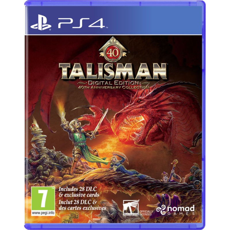 Nomad Games PS4 Talisman: Digital Edition - 40th Anniversary Collection