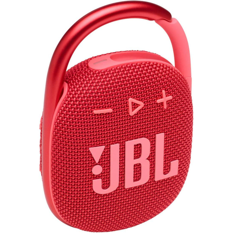 JBL Clip 4 Portable Bluetooth Speaker - Red