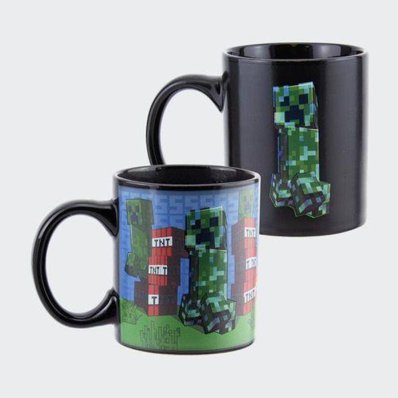 Mug Minecraft Creeper Heat Change Mug krūze