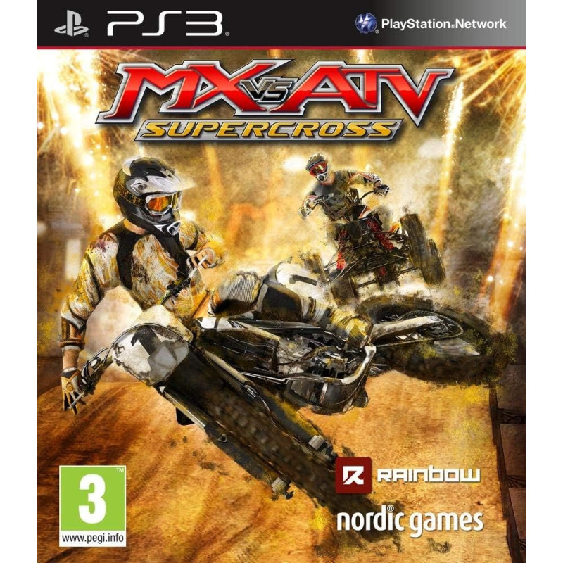 MX vs ATV Supercross Playstation 3 (PS3) video spēle