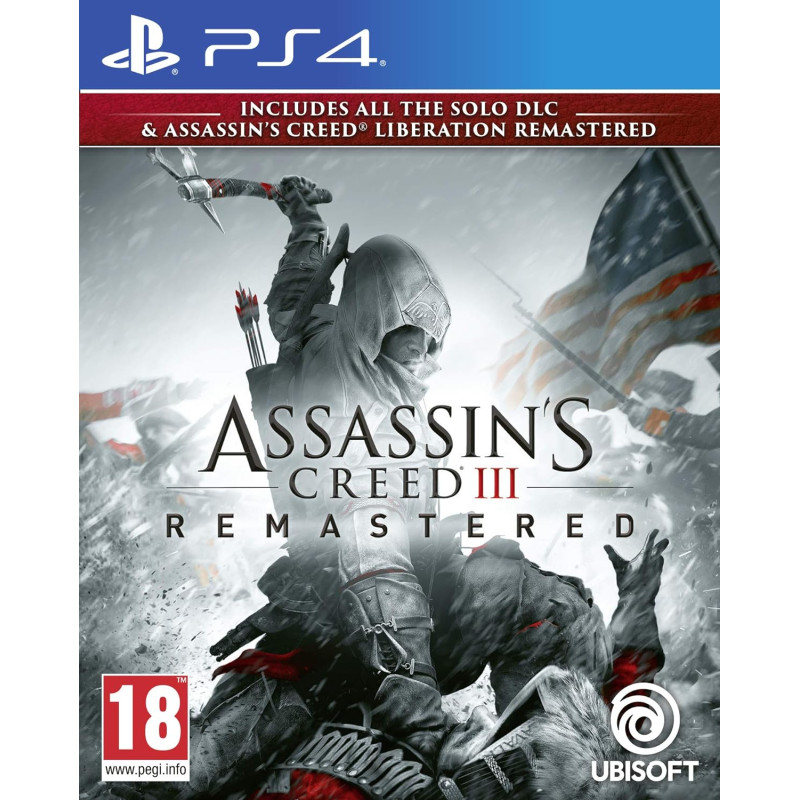 PS4 Assassin's Creed III Remastered Playstation 4 (PS4) video spēle