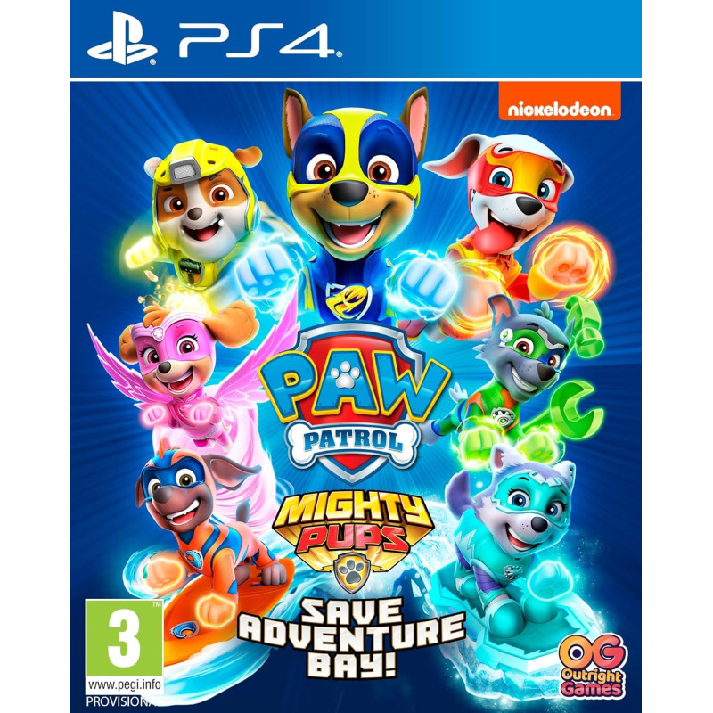 PS4 Paw Patrol Mighty Pups Save Adventure Bay! Playstation 4 video spēle