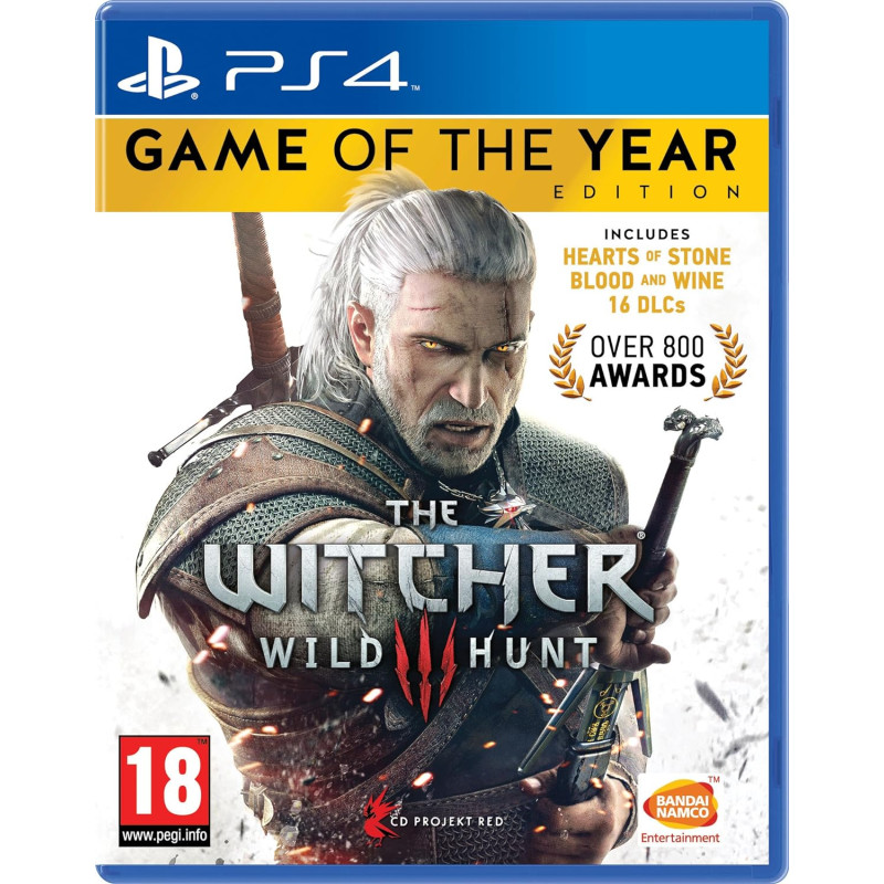 PS4 The Witcher III (3) Wild Hunt - Game of the Year Edition (GOTY) Playstation 4 (PS4) video spēle