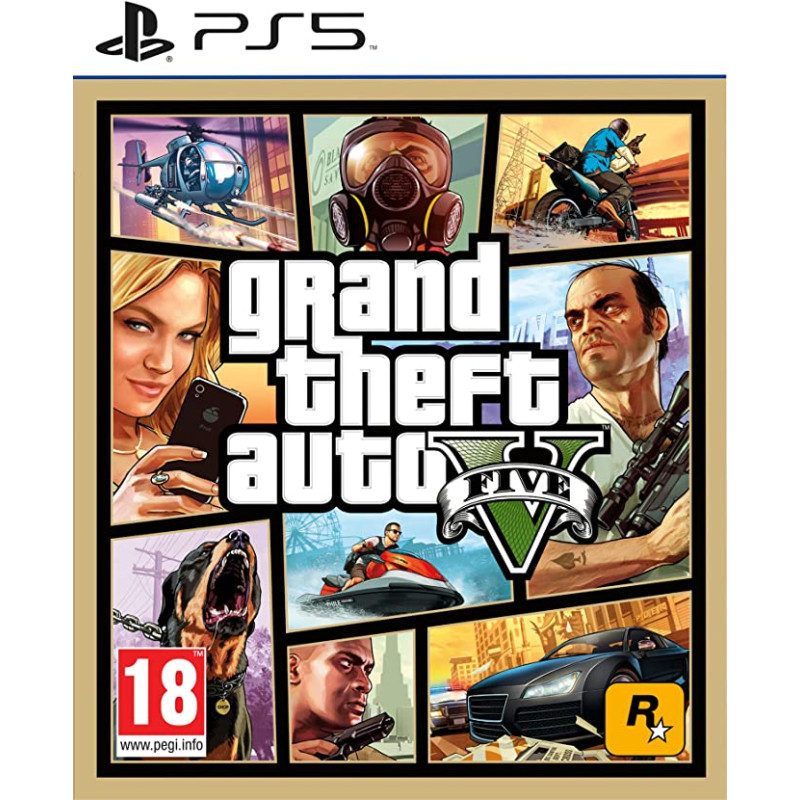 PS5 GTA Grand Theft Auto V (5) Playstation 5 (PS5) video spēle