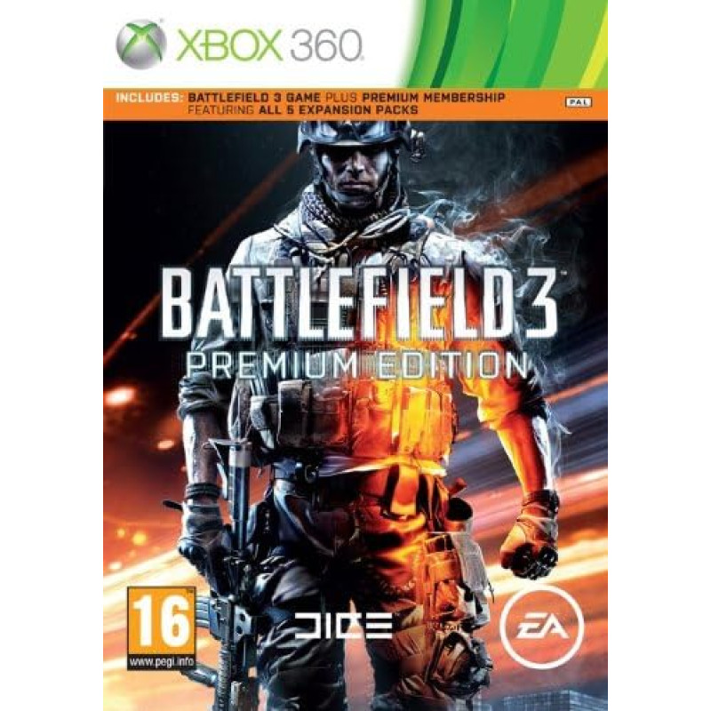 Electronic Arts Battlefield 3 Premium Edition Xbox 360 video spēle