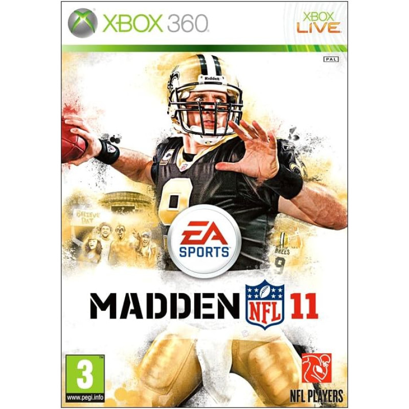 Madden NFL 11 Xbox 360 video spēle