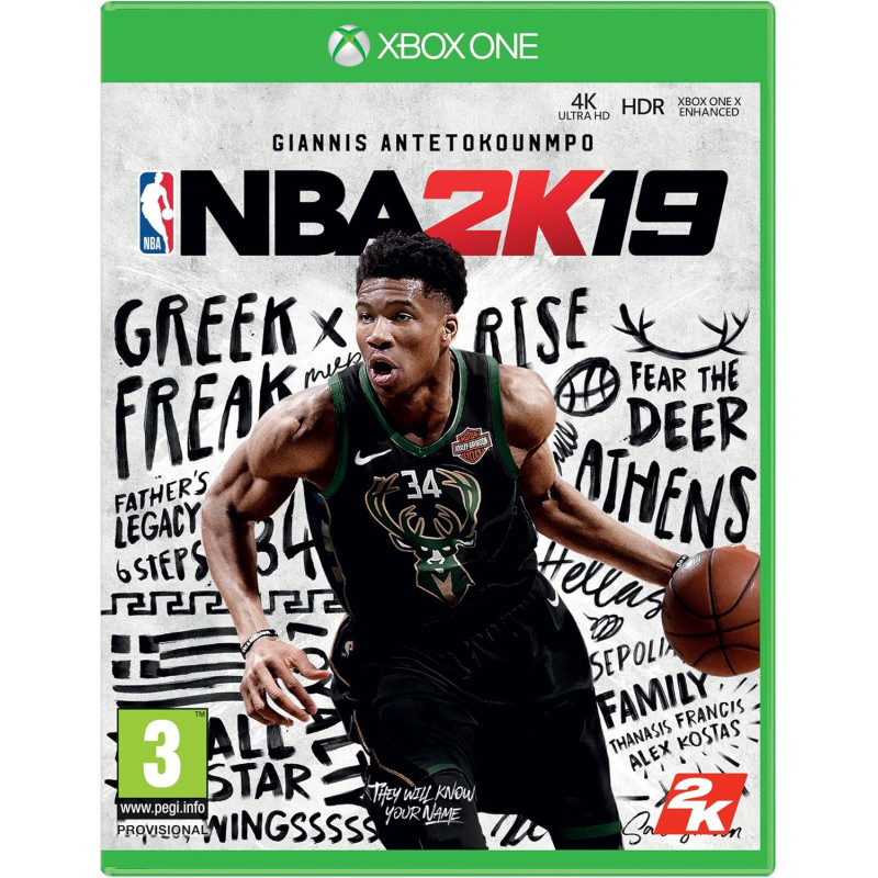 XBOX1 NBA 2K19 Xbox One video spēle