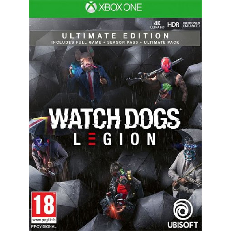 XBOX1 Watch Dogs Legion Ultimate Edition Xbox One video spēle