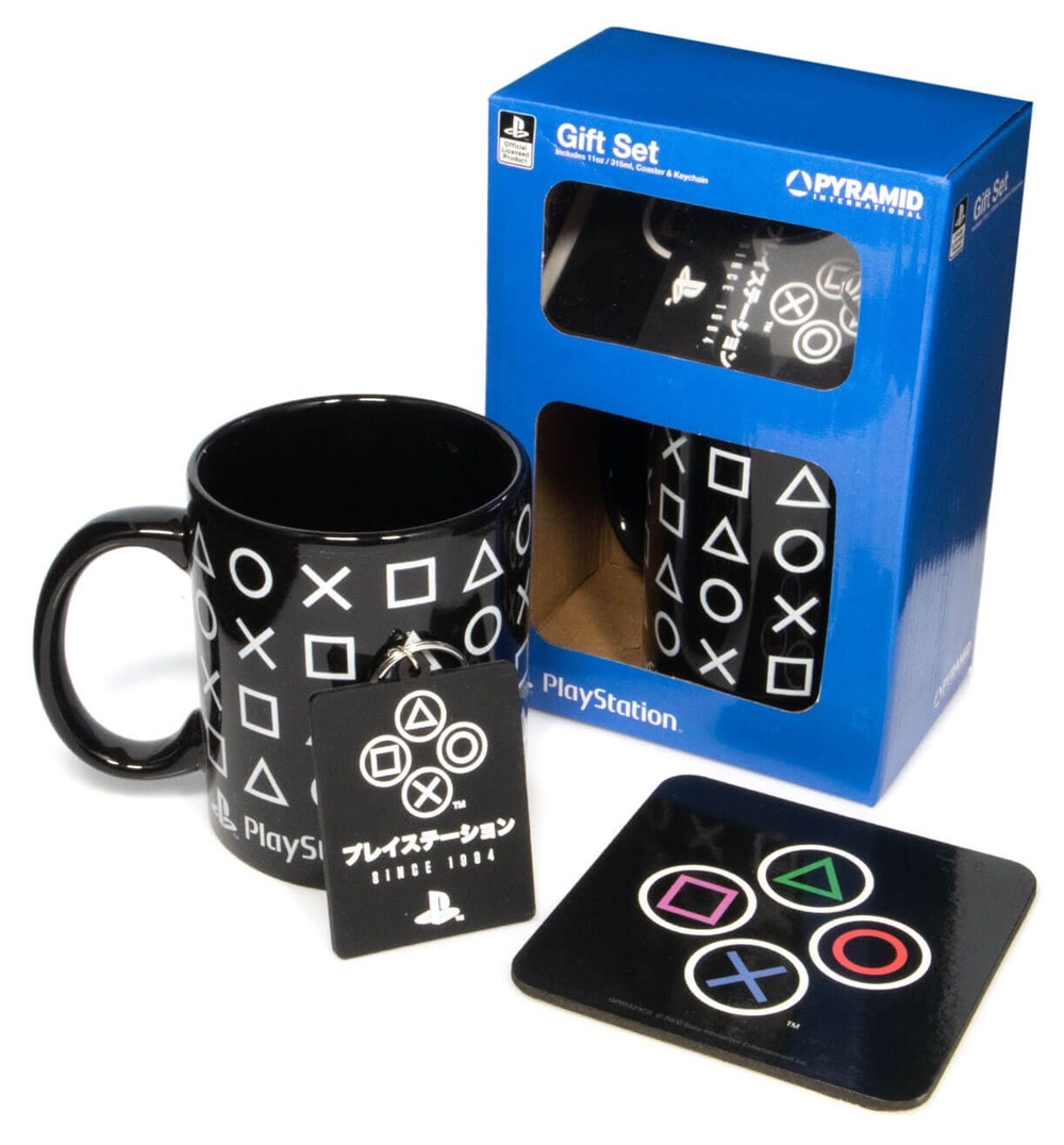 Mug Playstation Mug, Coaster & Keychain Gift Set